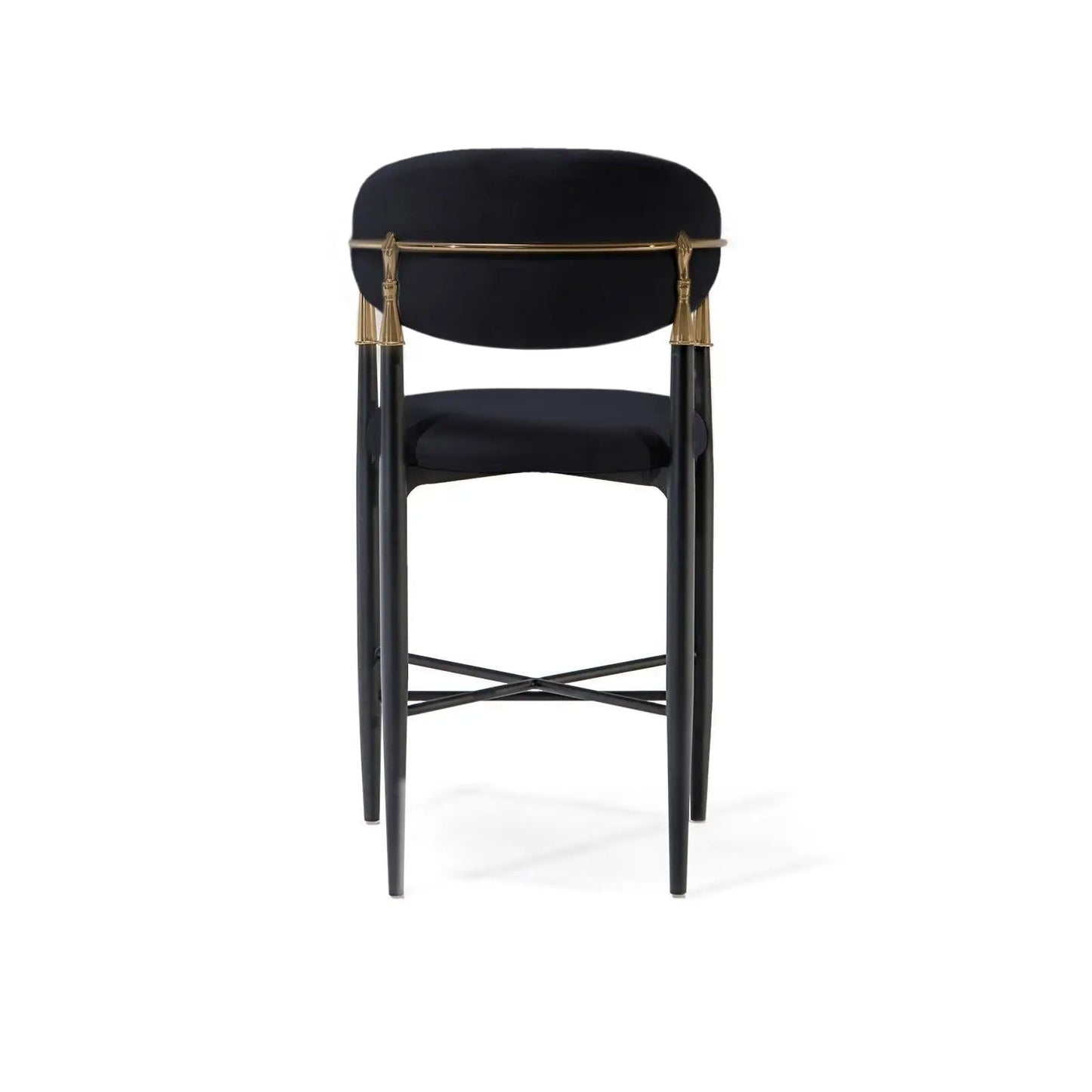 Roubi Counter Stool – Brushed Champagne Gold