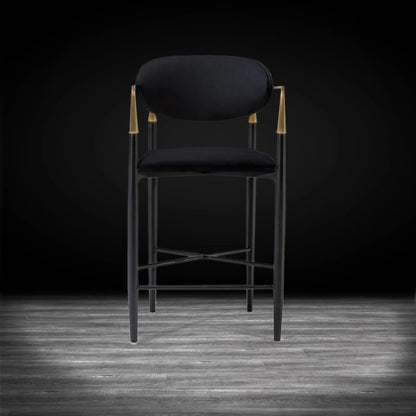 Roubi Counter Stool – Brushed Champagne Gold