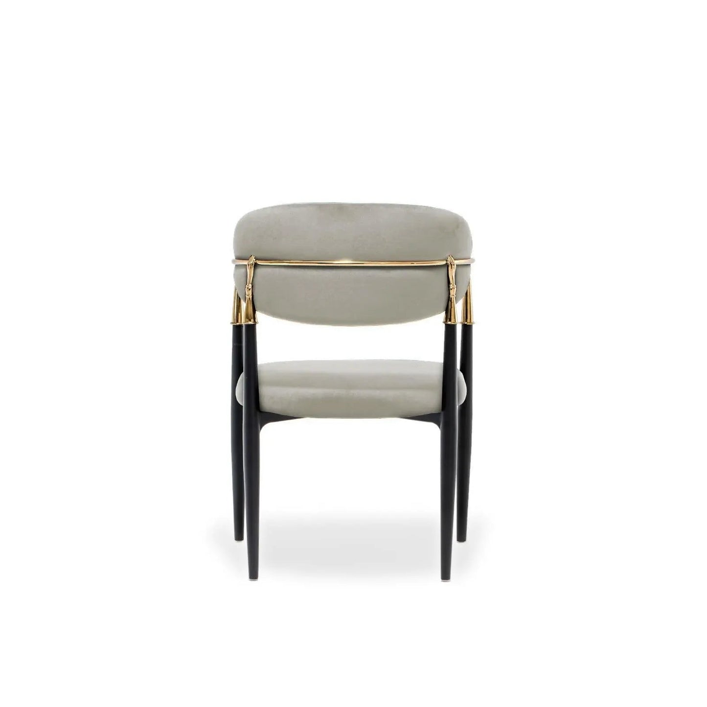Roubi Champagne Gold Modern Dining Chair