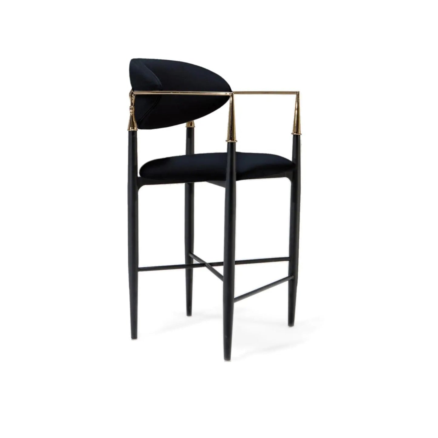Roubi Champagne Gold Counter Stool | Elegant Look