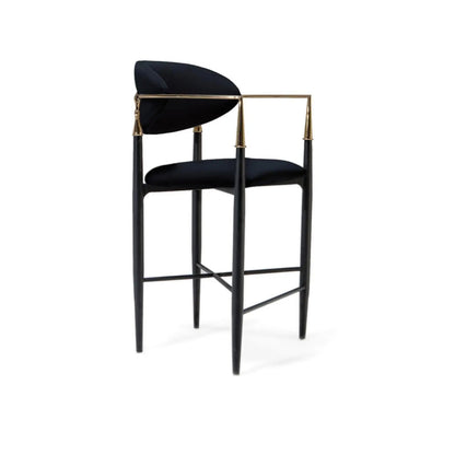 Roubi Champagne Gold Counter Stool | Elegant Look
