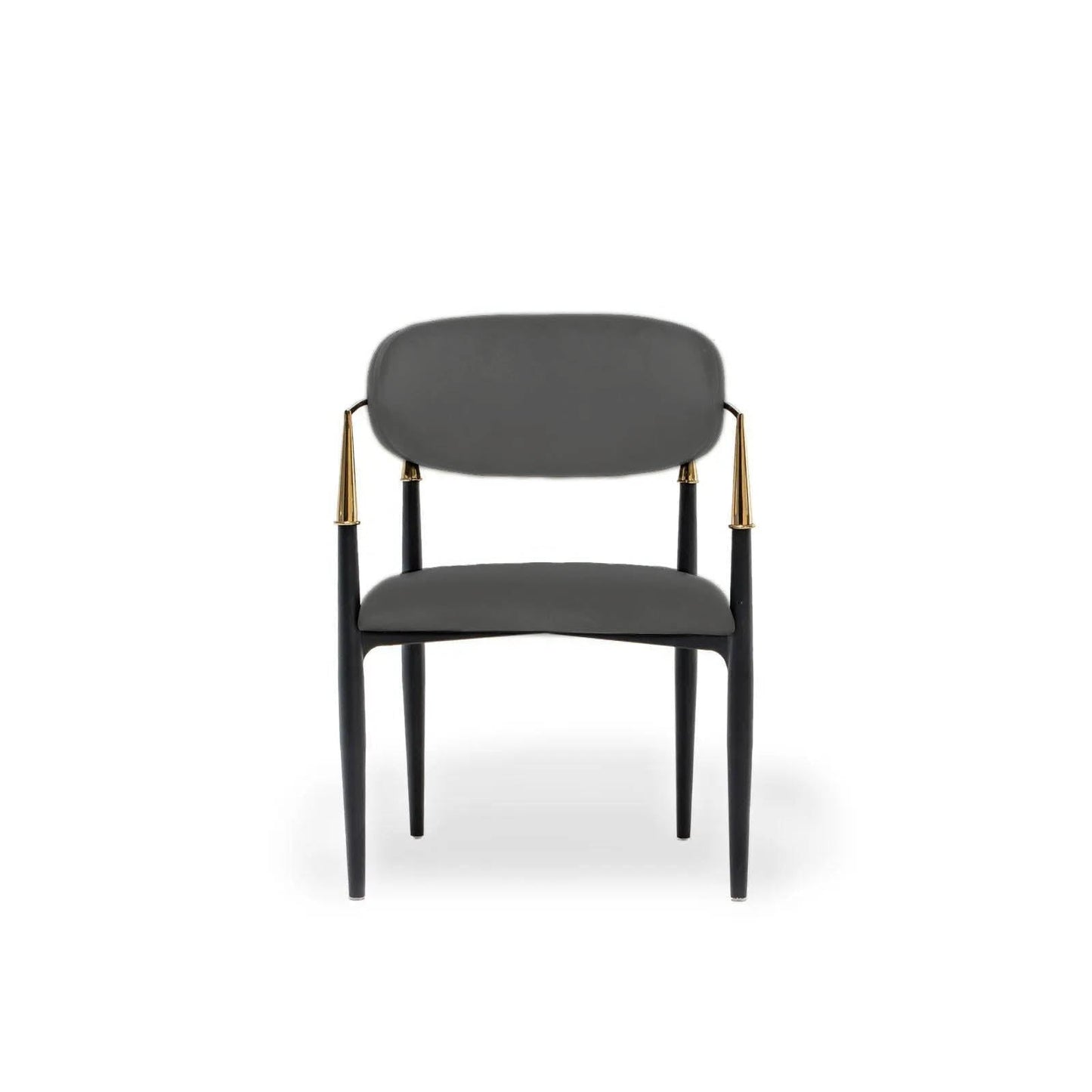 Roubi Champagne Gold Modern Dining Chair