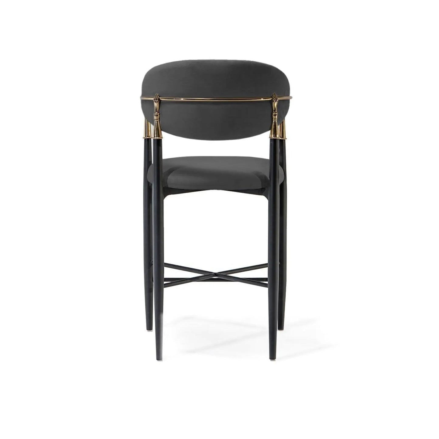 Roubi Champagne Gold Counter Stool | Elegant Look