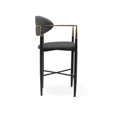 Roubi Champagne Gold Counter Stool | Elegant Look