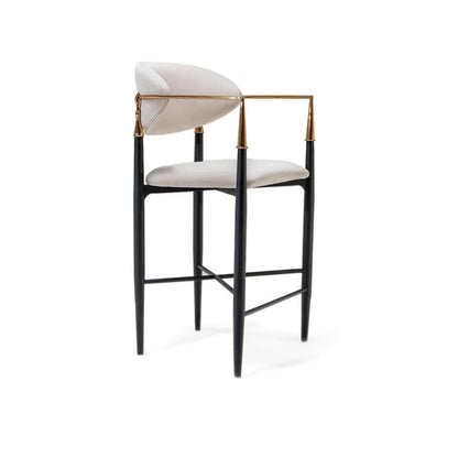 Roubi Counter Stool in Rose Gold