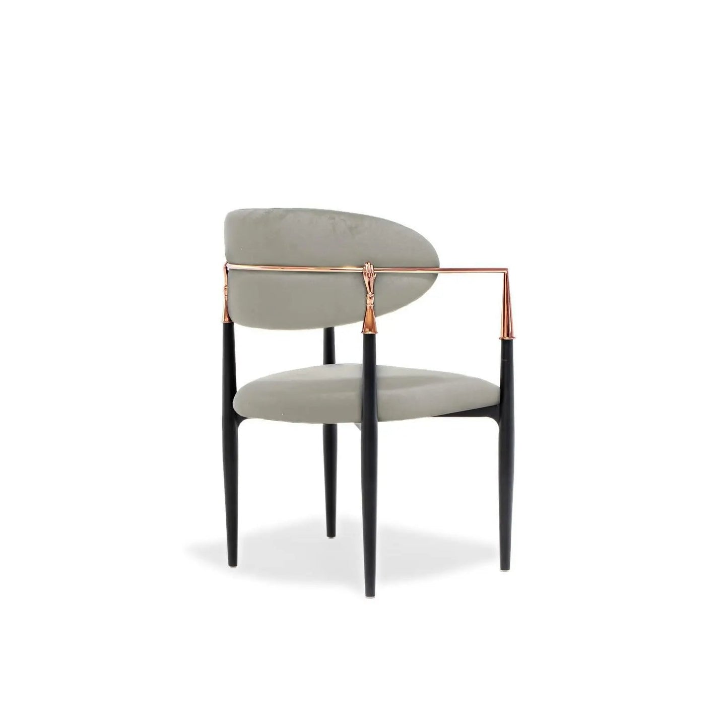 Roubi Rose Gold Luxury Dining Chair