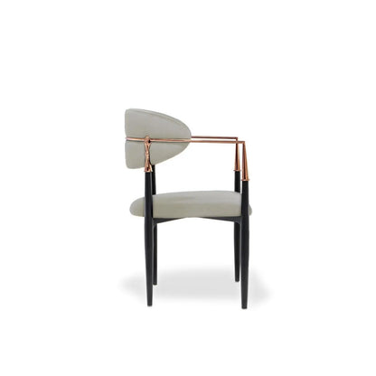 Roubi Rose Gold Luxury Dining Chair
