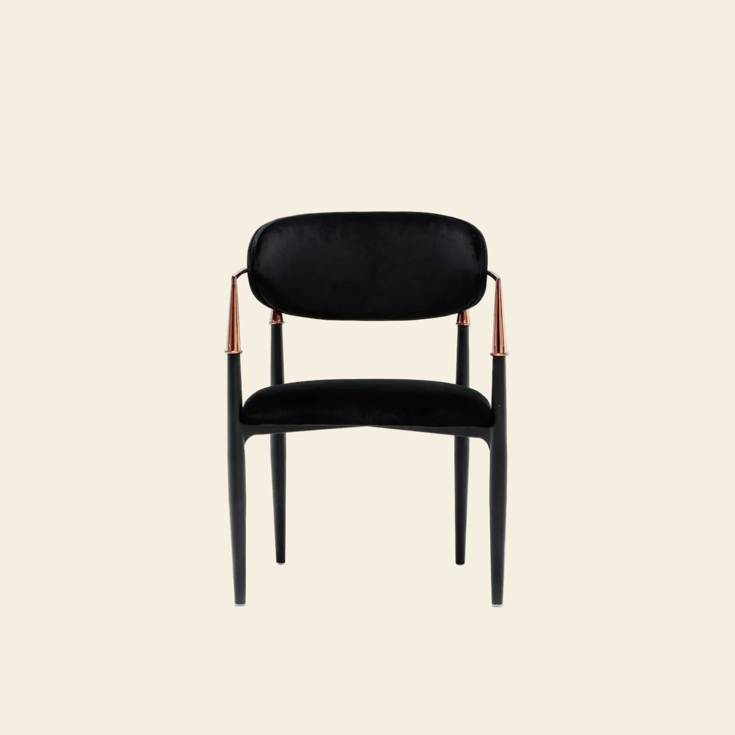 Nor Dining Chair Black Velvet