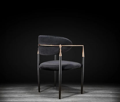 Nor Dining Chair Black Velvet