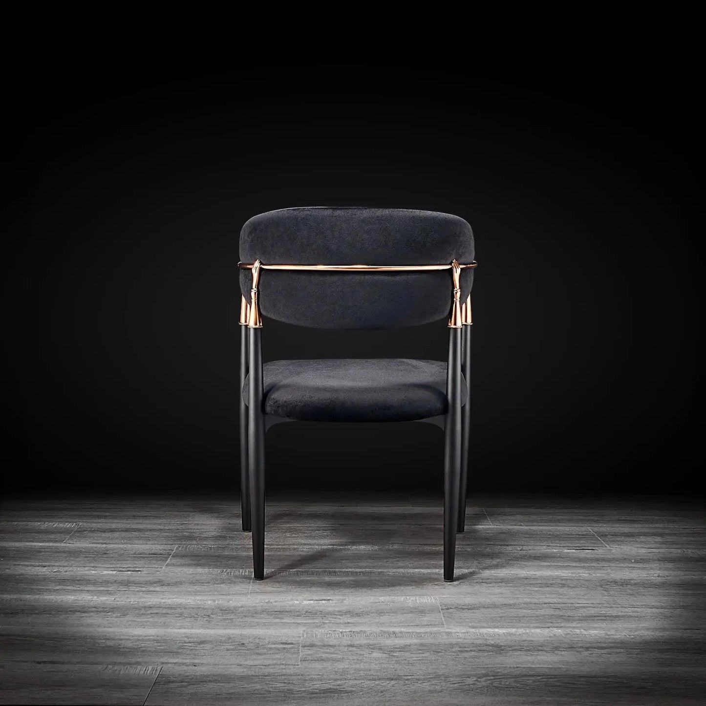 Nor Dining Chair Black Velvet