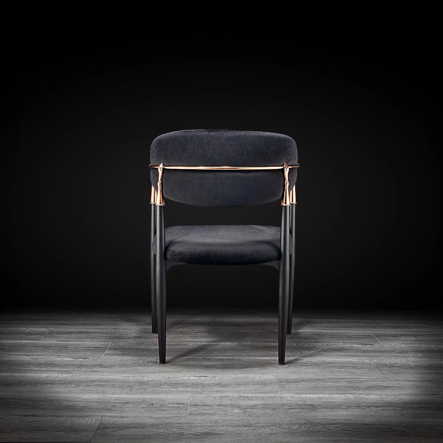 Roubi Rose Gold Luxury Dining Chair