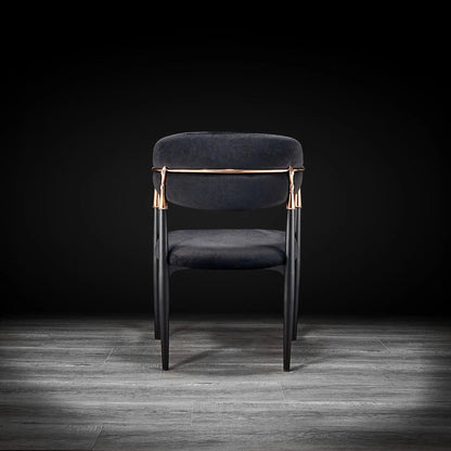 Roubi Rose Gold Luxury Dining Chair