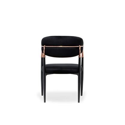 Roubi Rose Gold Luxury Dining Chair