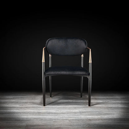Roubi Rose Gold Luxury Dining Chair
