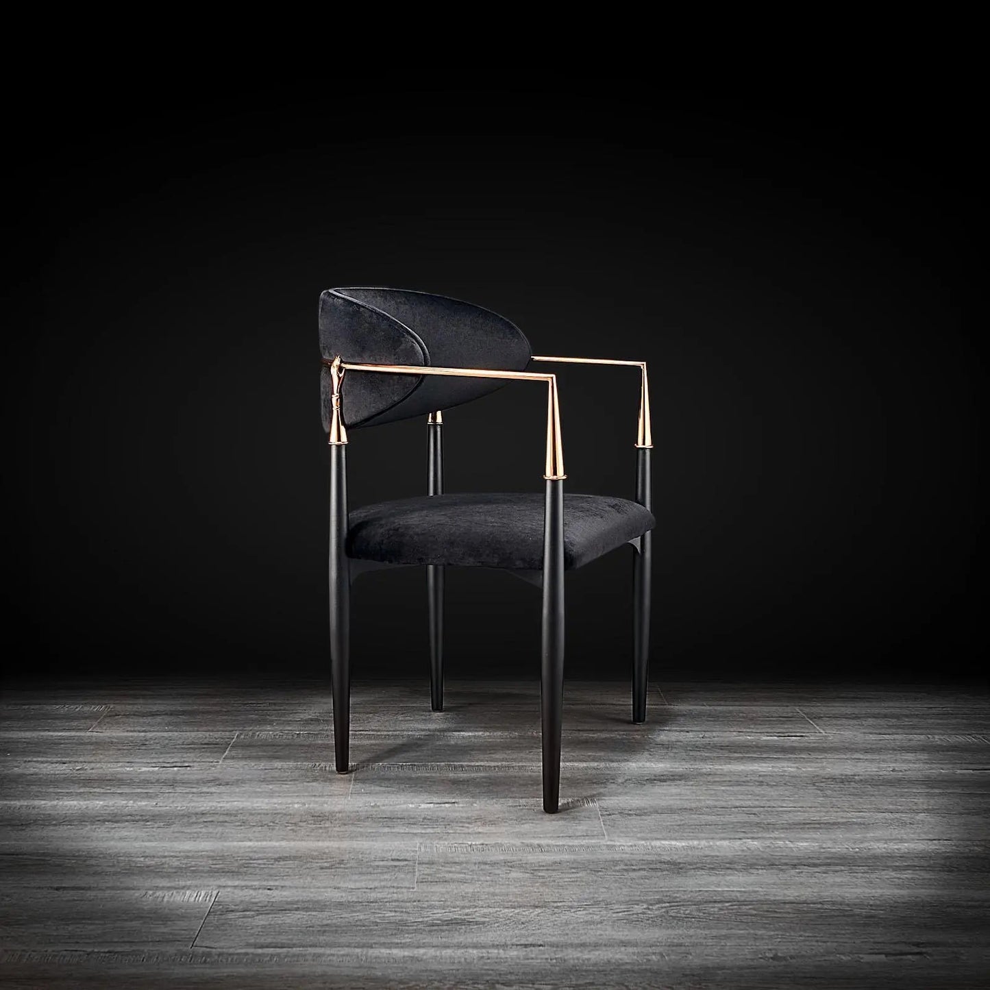 Roubi Rose Gold Luxury Dining Chair