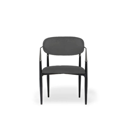 Roubi Elegant Silver Dining Chair