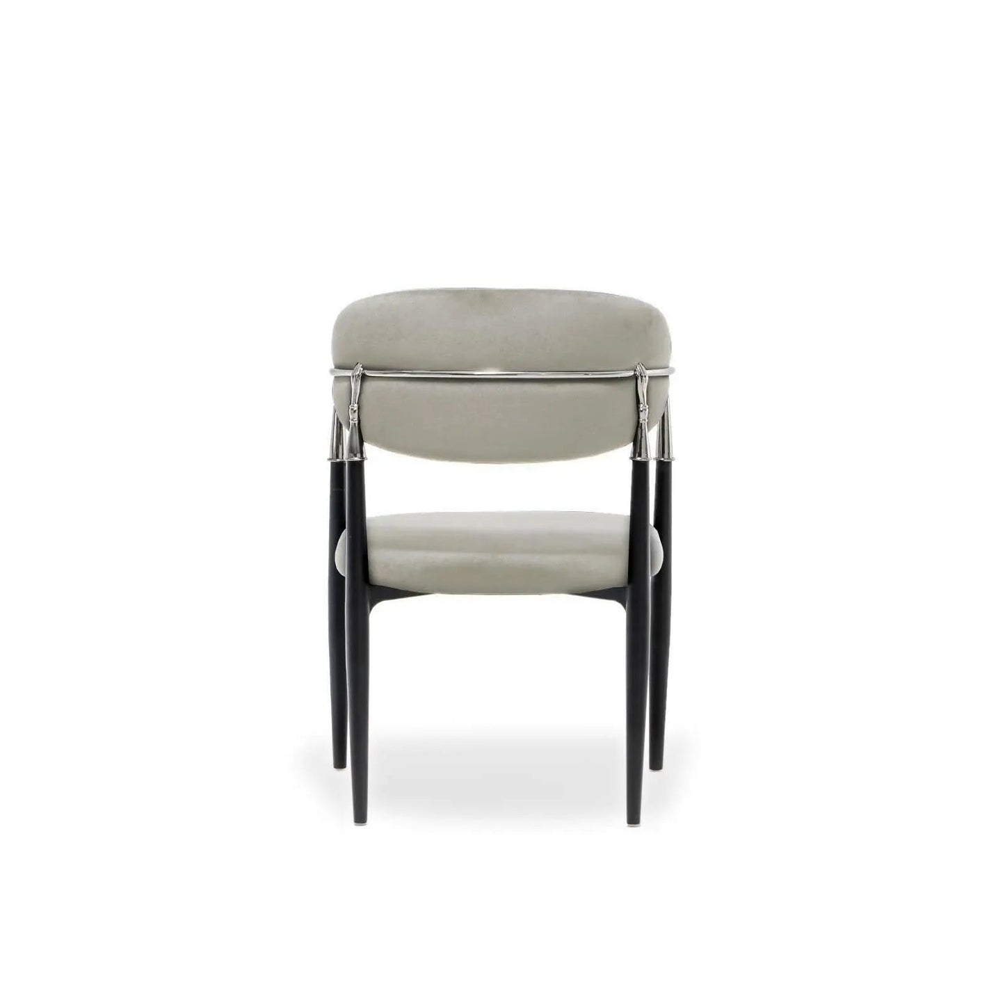 Roubi Elegant Silver Dining Chair