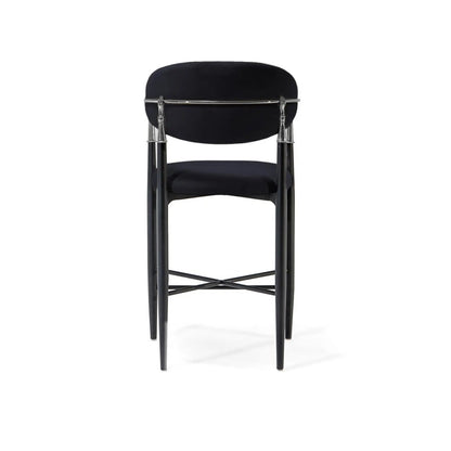 Roubi Silver Counter Stool – Sleek Minimalist Design