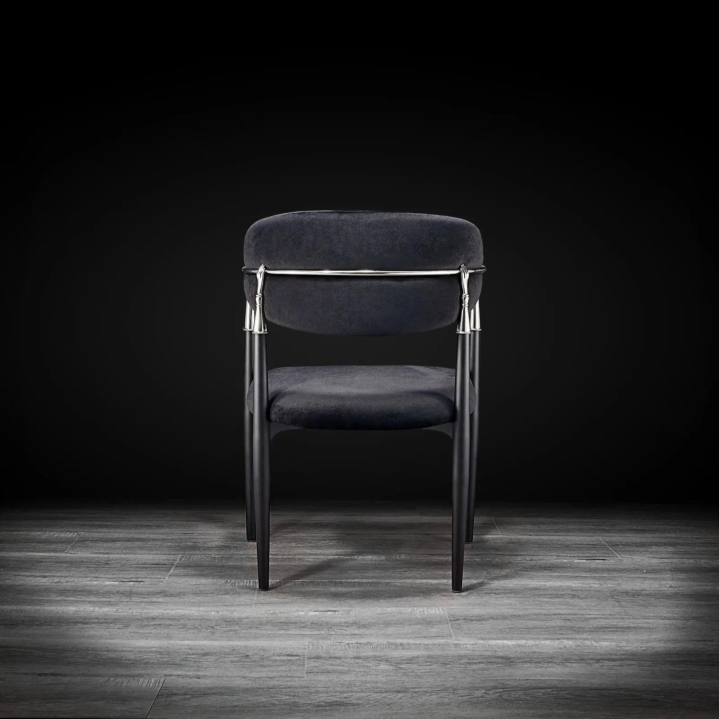 Roubi Elegant Silver Dining Chair