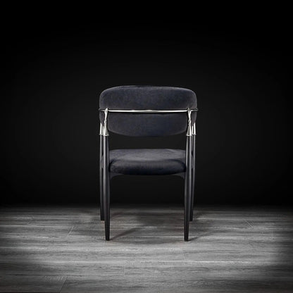 Roubi Elegant Silver Dining Chair