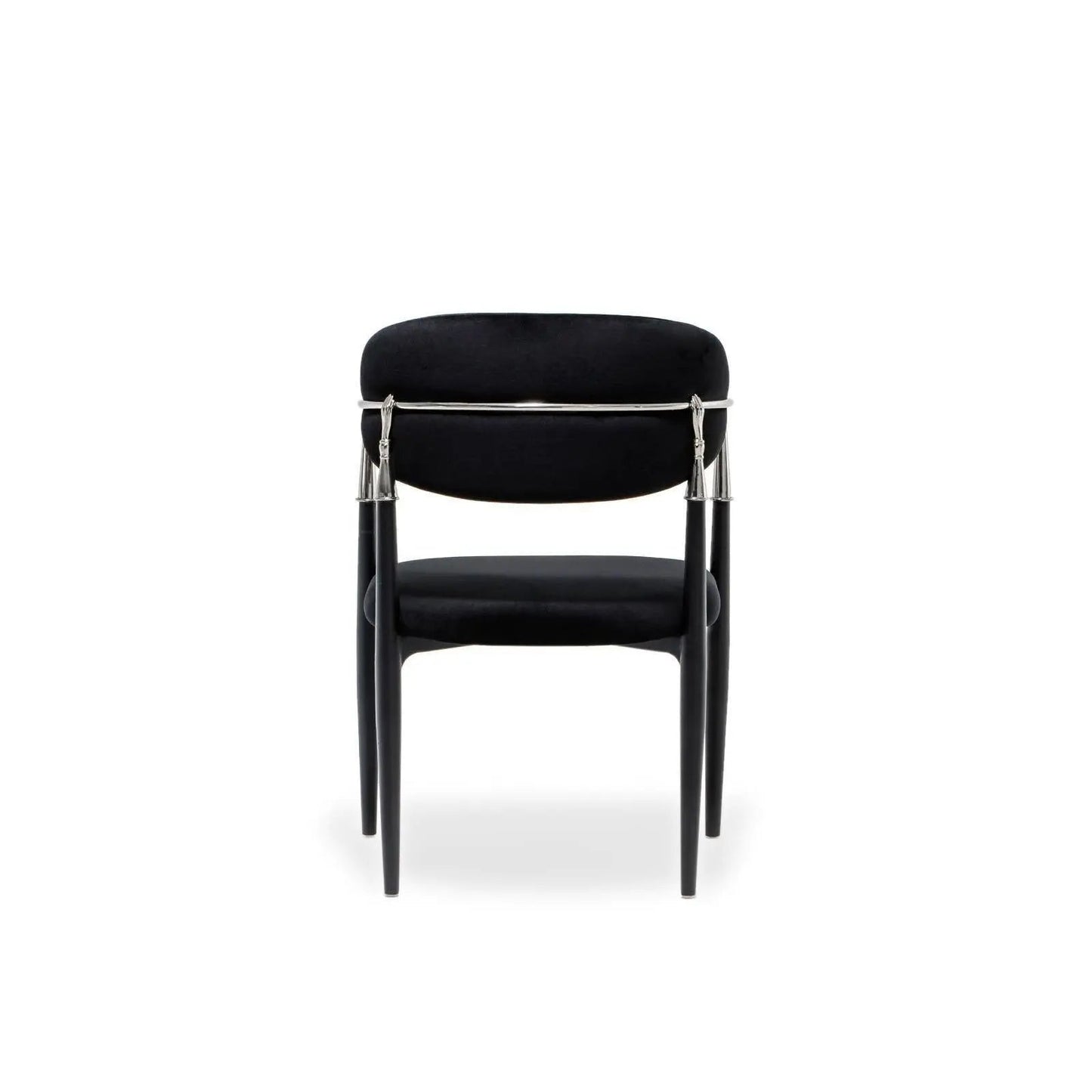 Roubi Elegant Silver Dining Chair