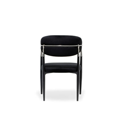 Roubi Elegant Silver Dining Chair