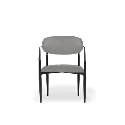 Roubi Elegant Silver Dining Chair