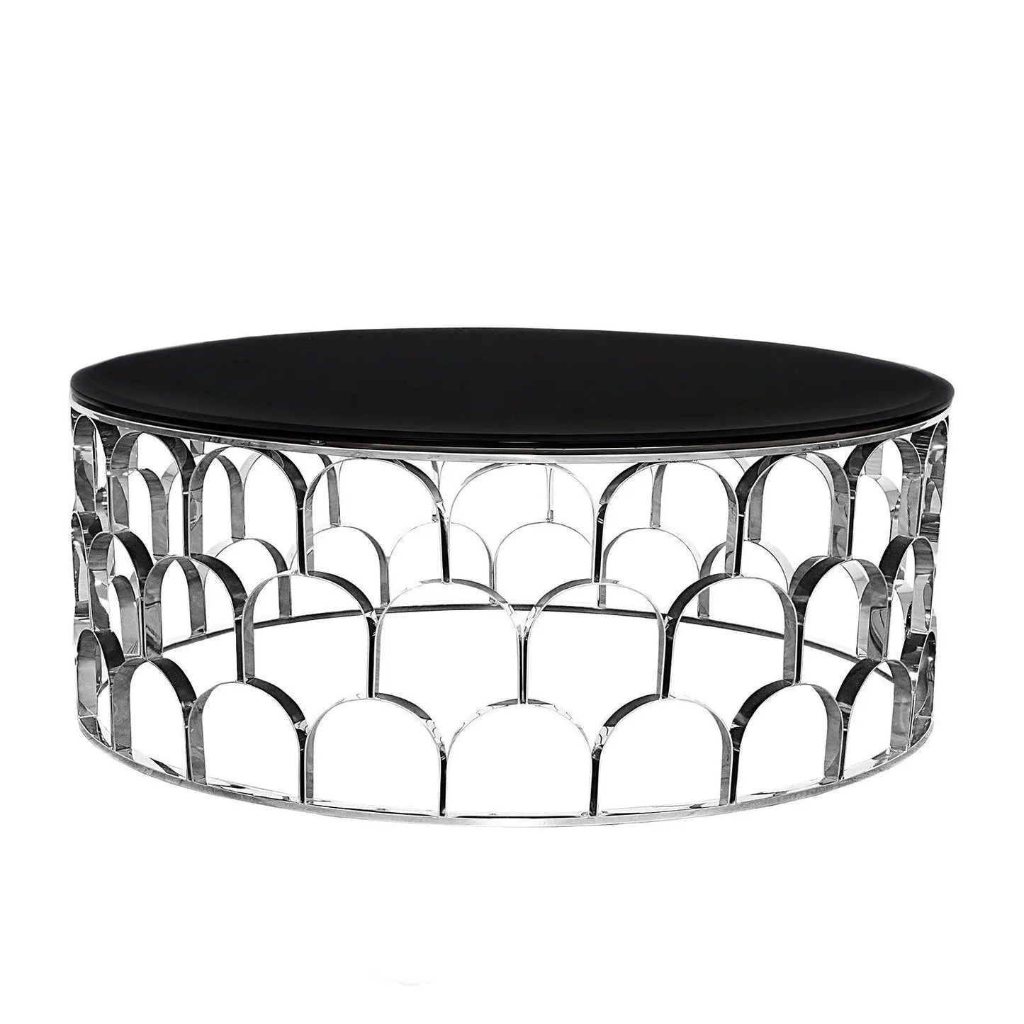 Sequenza Round Silver Coffee Table RG