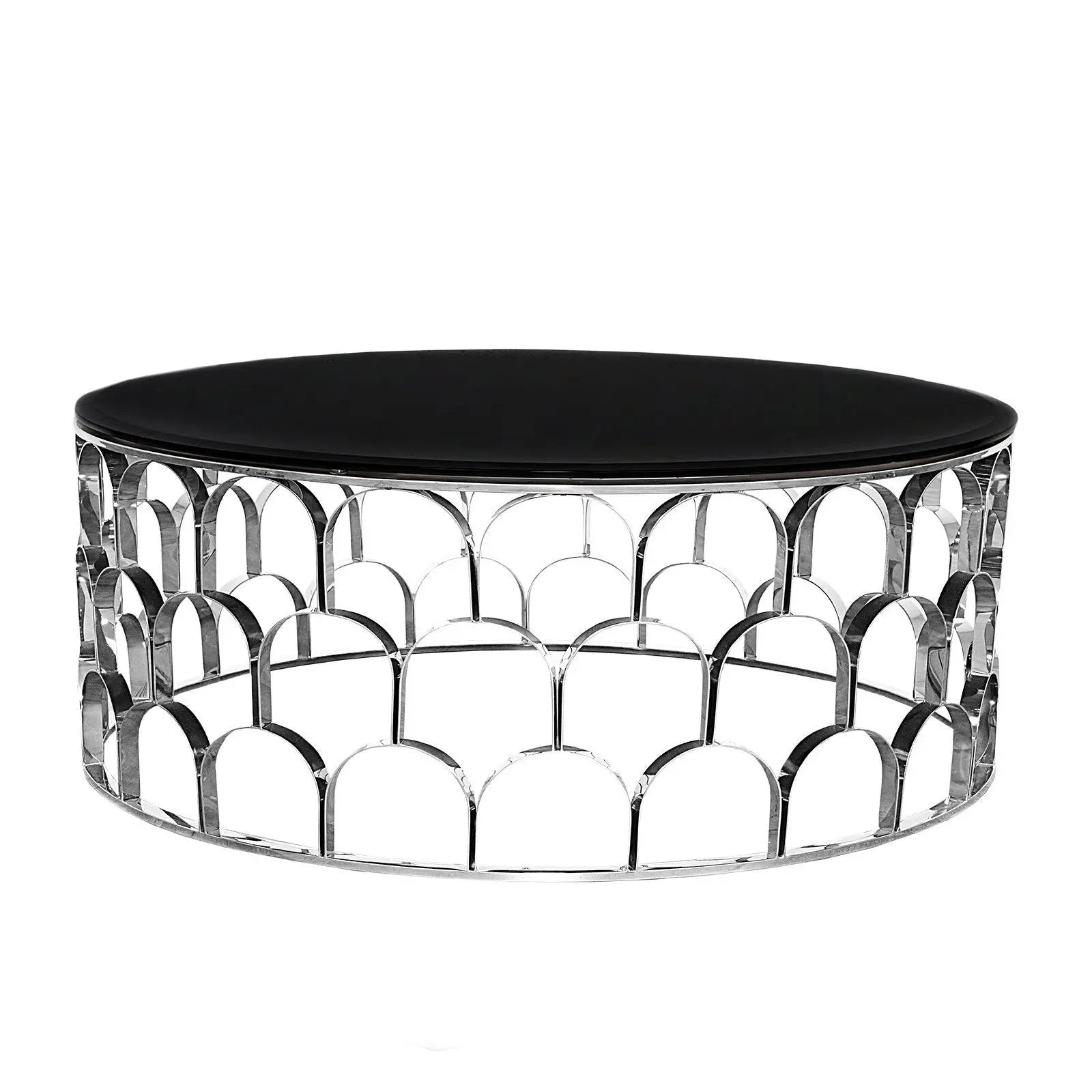 Sequenza Round Silver Coffee Table RG