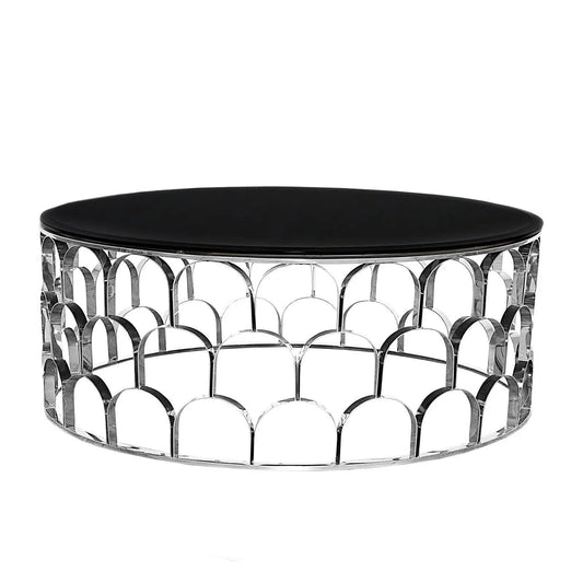 Sequenza Round Silver Coffee Table RG