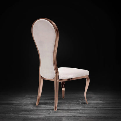 Sophia Rose Gold Chic Dining Chair