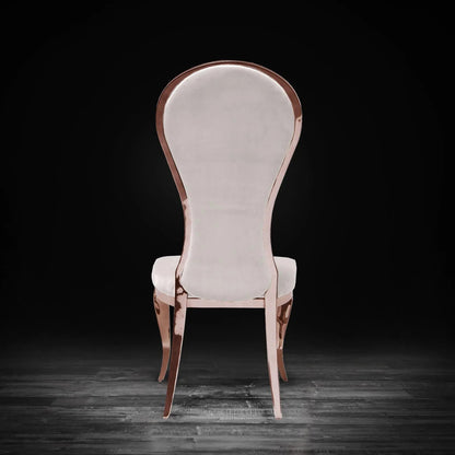 Sophia Rose Gold Chic Dining Chair
