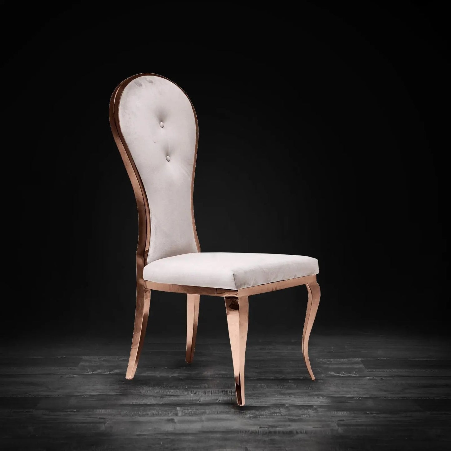 Sophia Rose Gold Chic Dining Chair