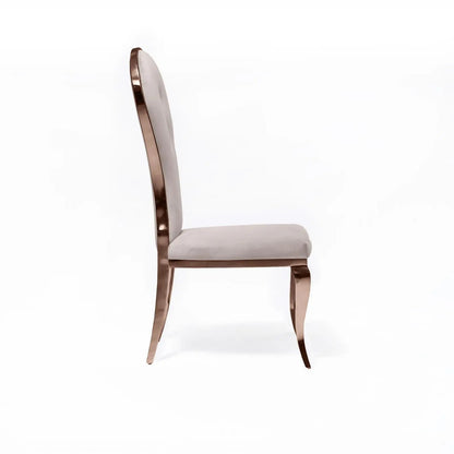 Sophia Rose Gold Chic Dining Chair