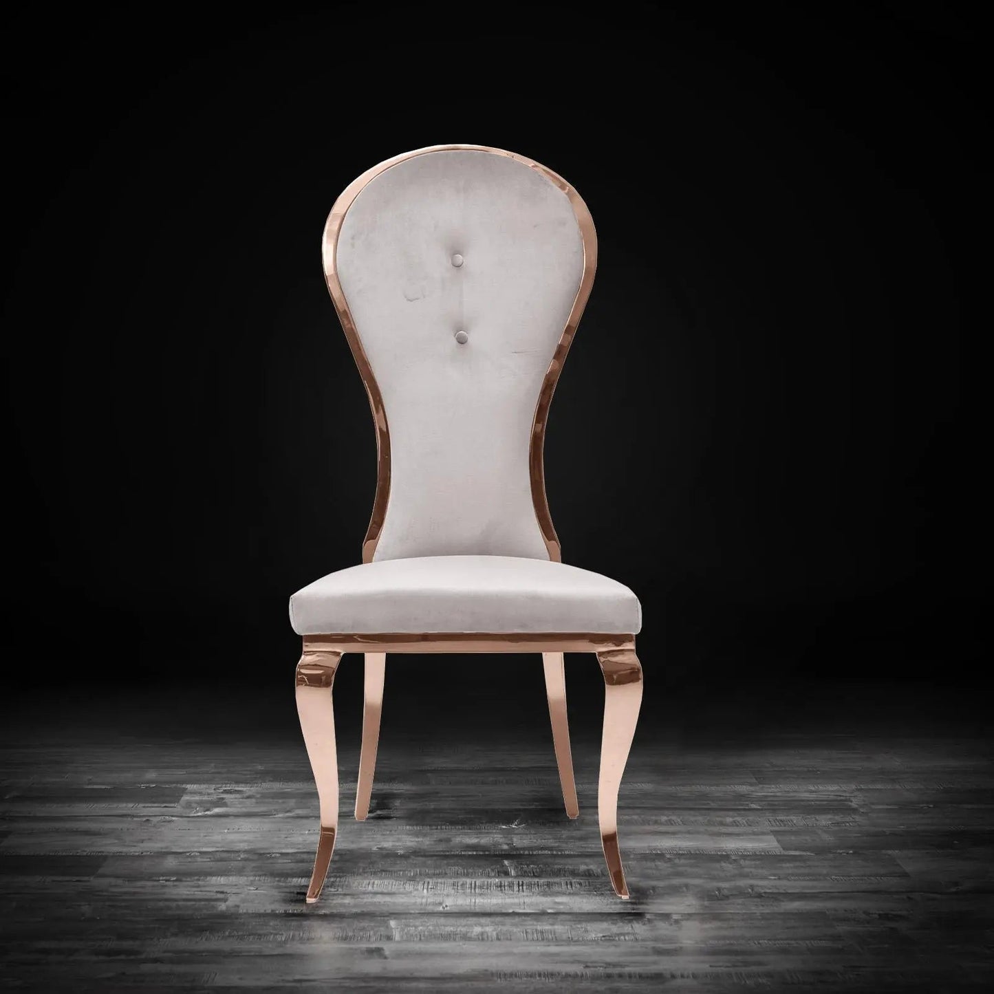 Sophia Rose Gold Chic Dining Chair
