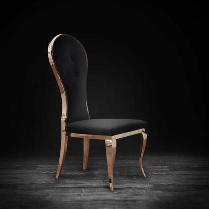 Sophia Rose Gold Chic Dining Chair