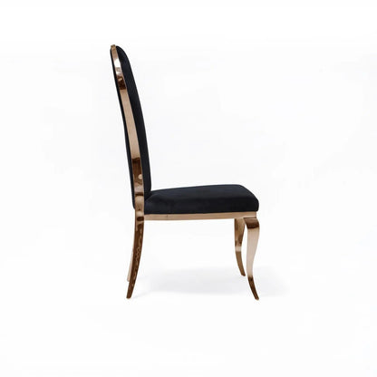 Sophia Rose Gold Chic Dining Chair