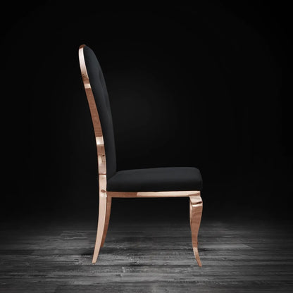 Sophia Rose Gold Chic Dining Chair