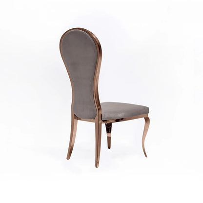 Sophia Rose Gold Chic Dining Chair