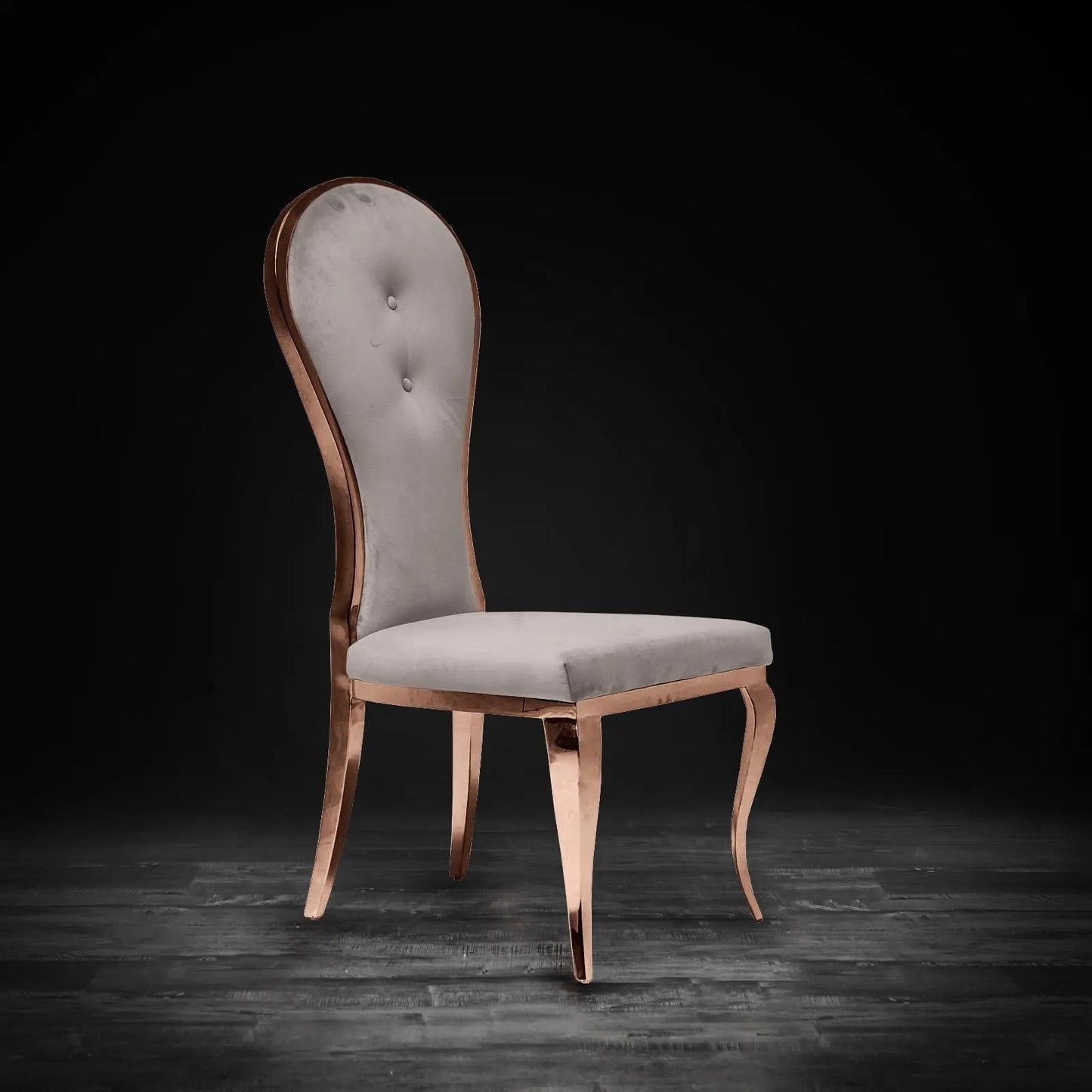 Sophia Rose Gold Chic Dining Chair