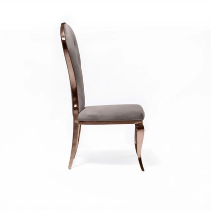 Sophia Rose Gold Chic Dining Chair