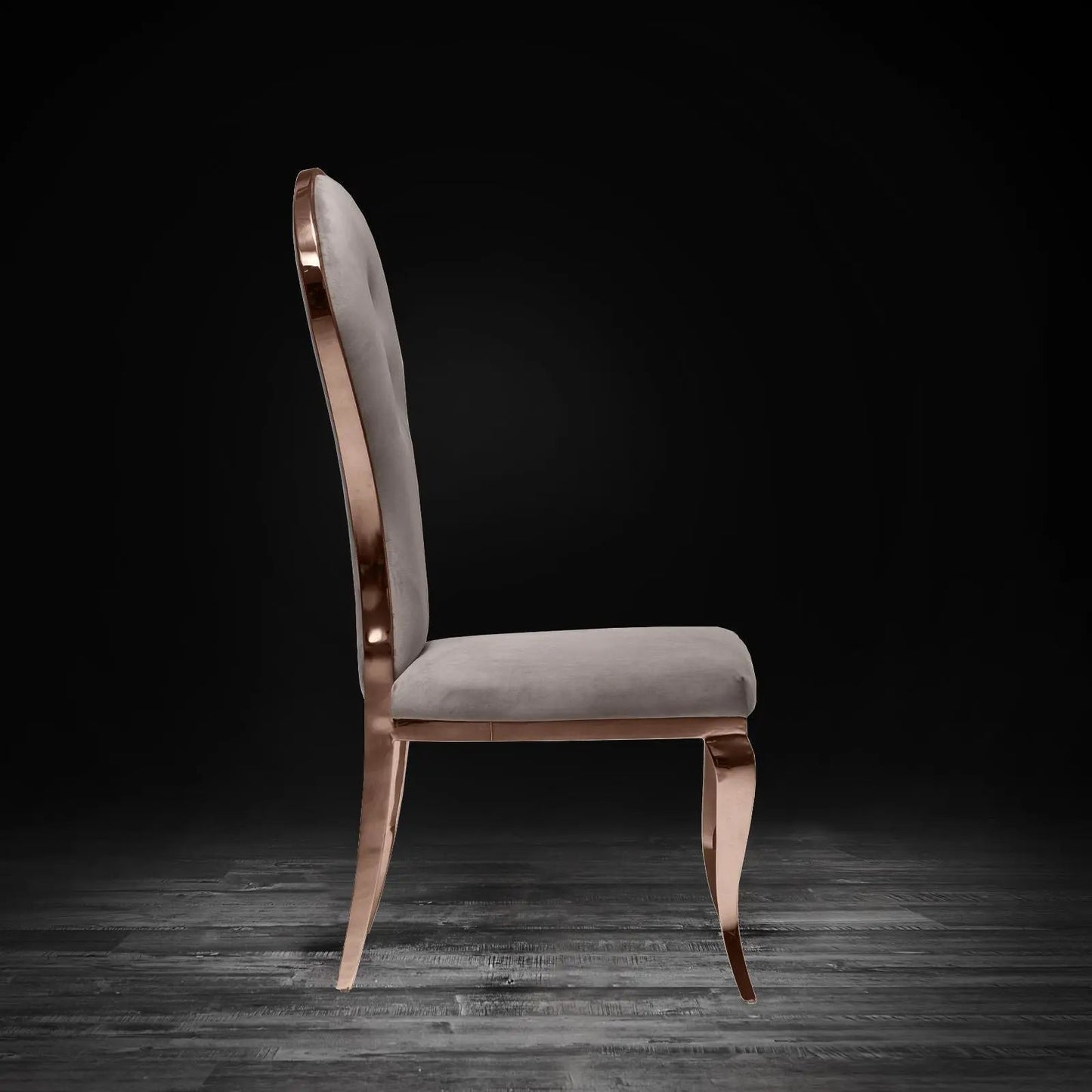 Sophia Rose Gold Chic Dining Chair