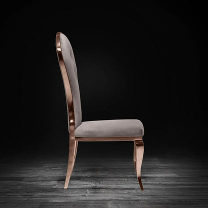 Sophia Rose Gold Chic Dining Chair