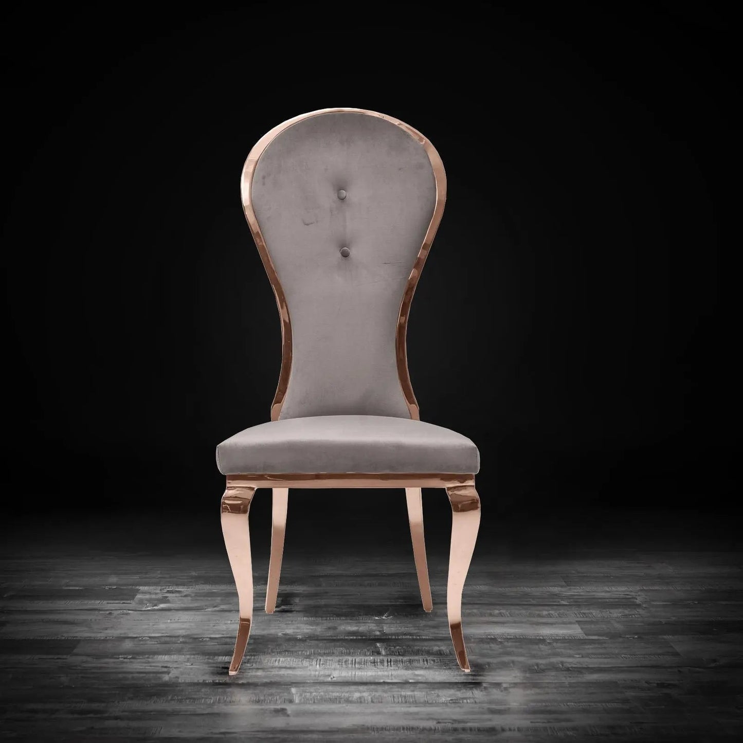 Sophia Rose Gold Chic Dining Chair