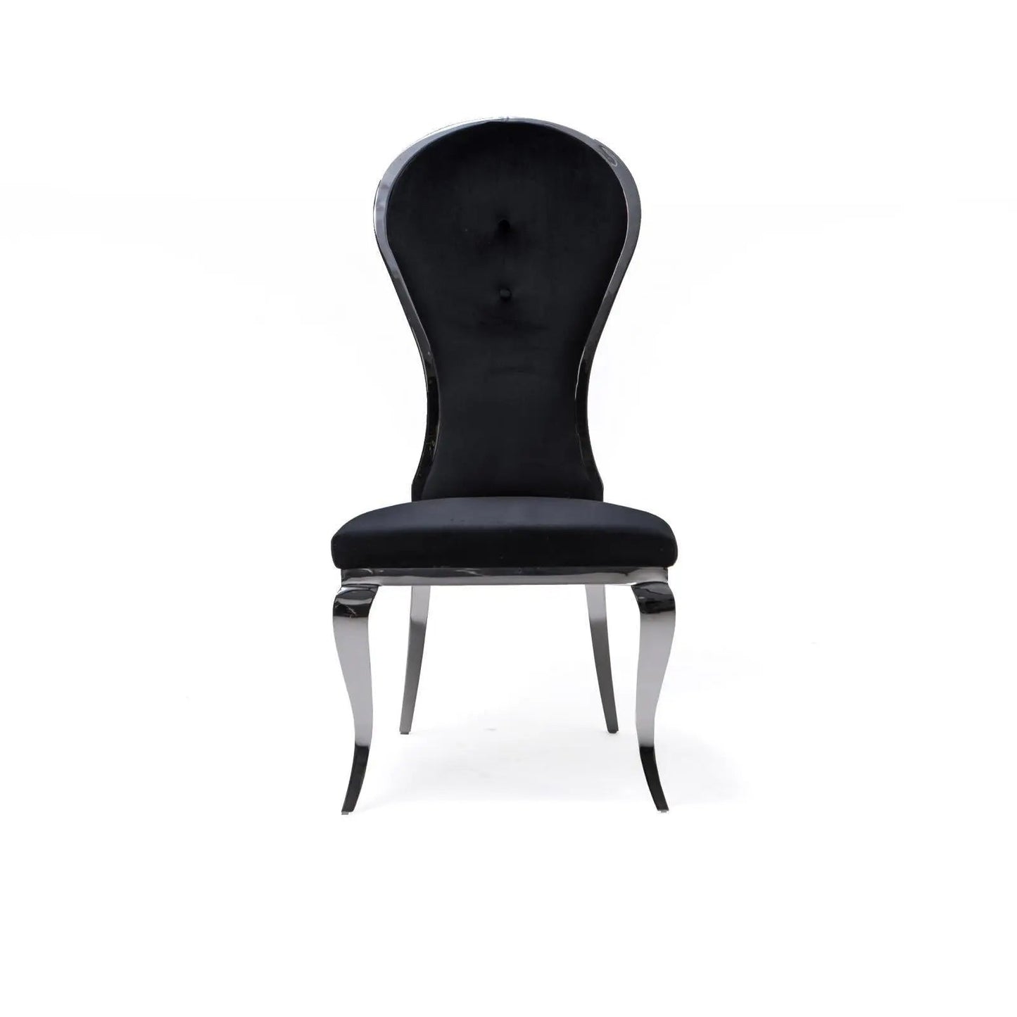 Sophia Silver Black Dining Chair