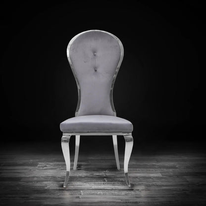 Sophia Silver Sleek Dining Chair