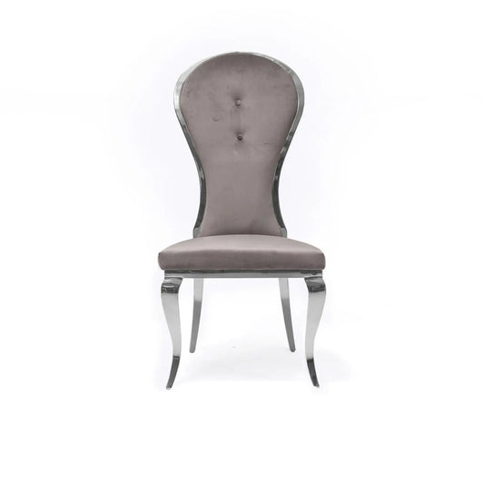 Sophia Silver Taupe Dining Chair