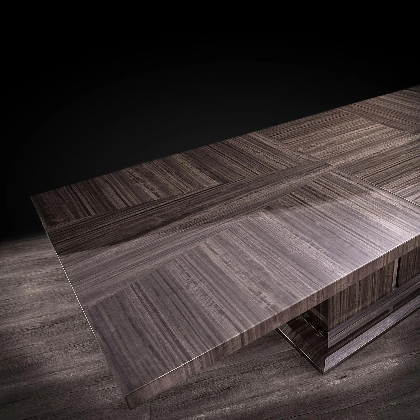 St Tropez High-Gloss Lacquer Dining Table