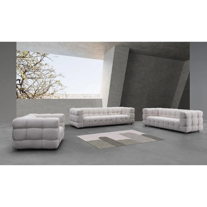 Theo Modern Sofa Set – Light Gray