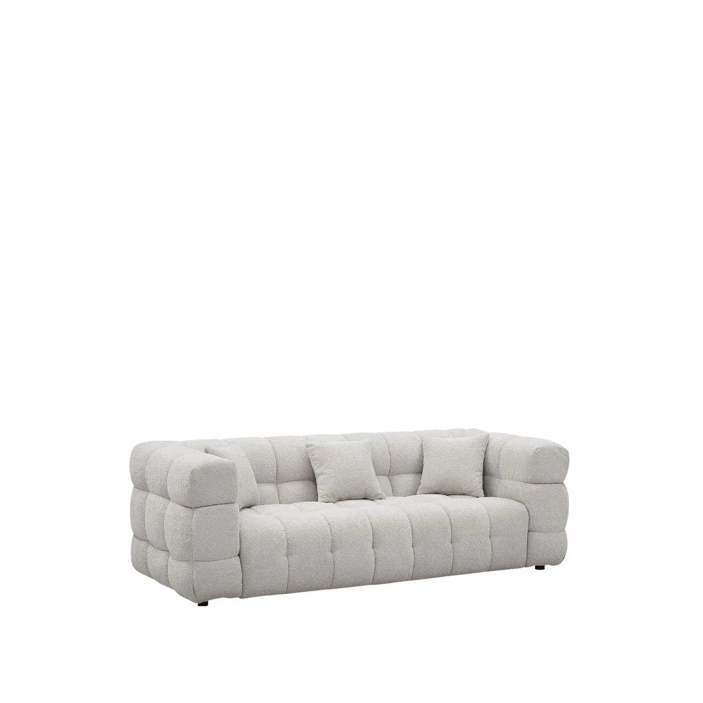 Theo Modern Sofa Set – Light Gray